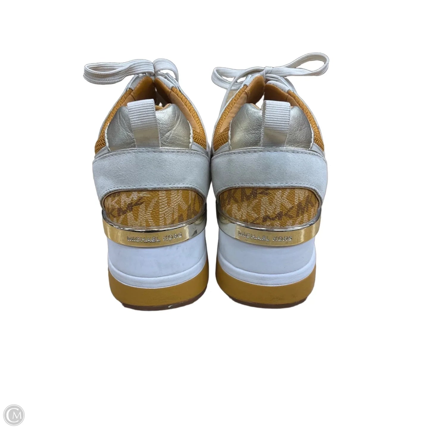 Shoes Designer By Michael Kors In Yellow, Size: 8
