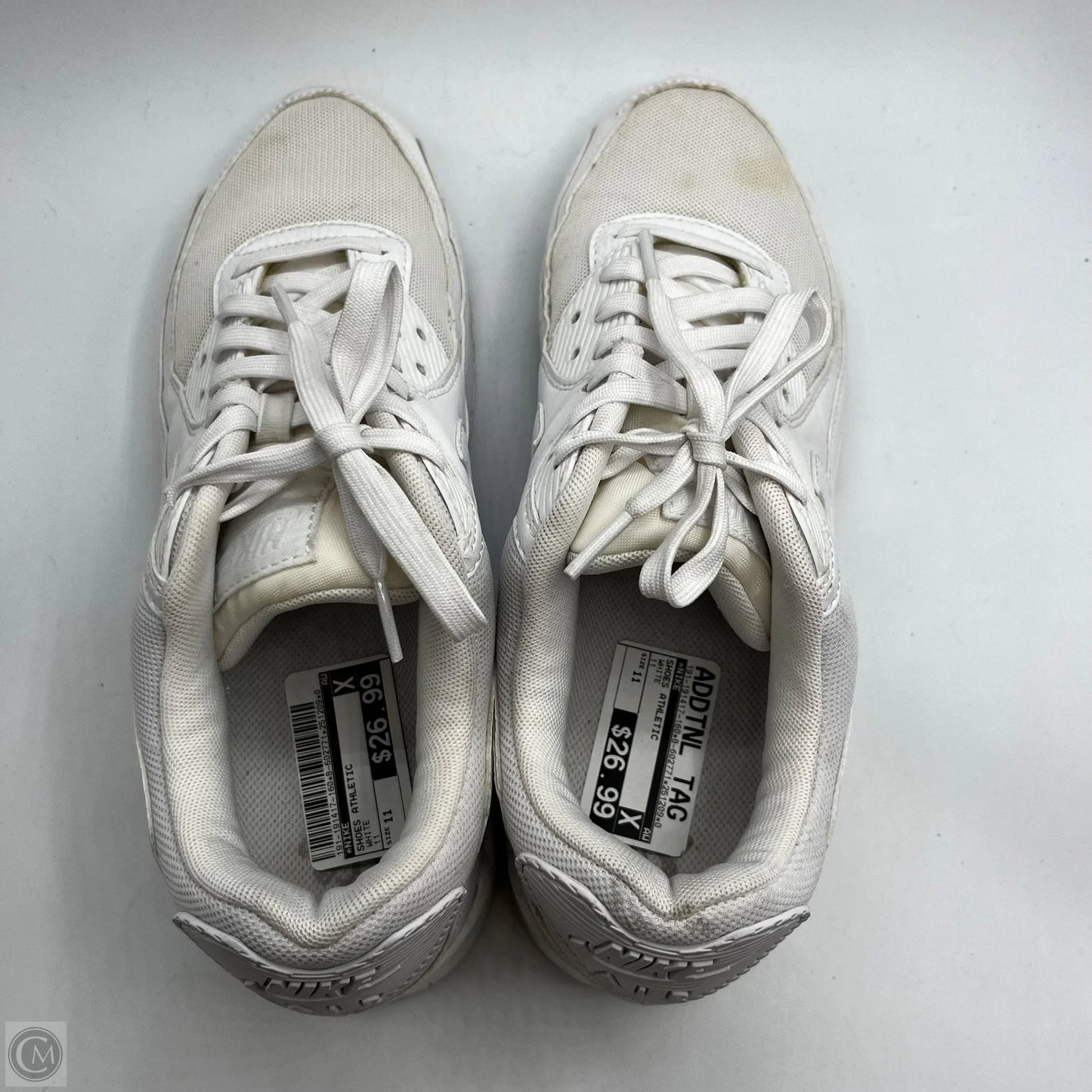 Shoes Athletic By Nike In White, Size: 11