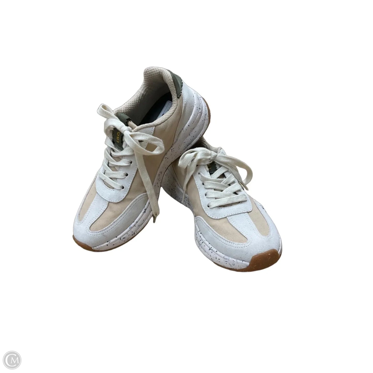 Shoes Sneakers By Taos In Green & Tan, Size: 7.5