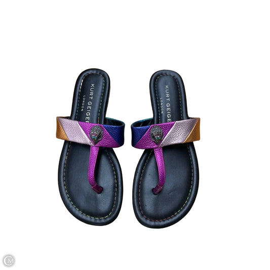 Sandals Designer By Kurt Geiger In Multi-colored, Size: 5