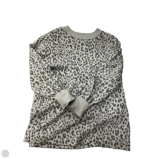 Sweatshirt Crewneck By Gap In Animal Print, Size: S