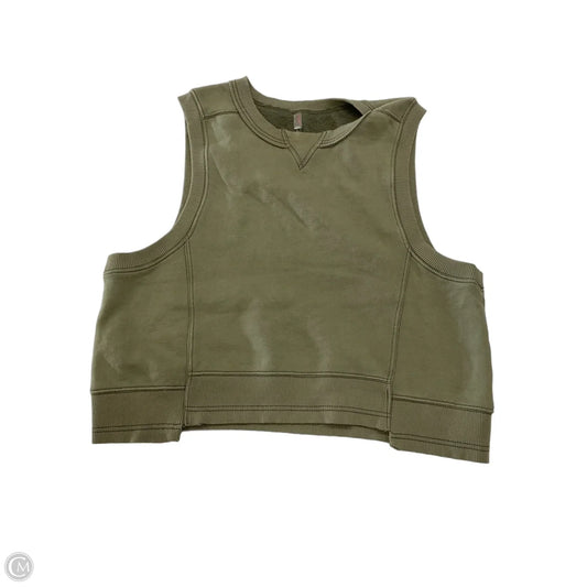 Sweatshirt Crewneck By Free People In Green, Size: L