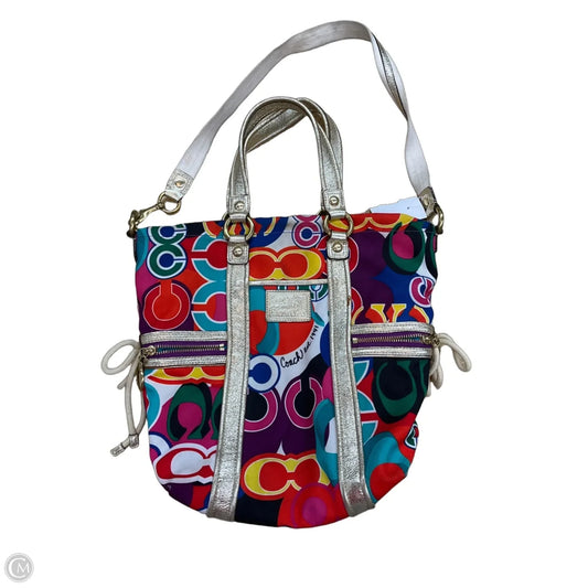Handbag Designer By Coach, Size: Medium