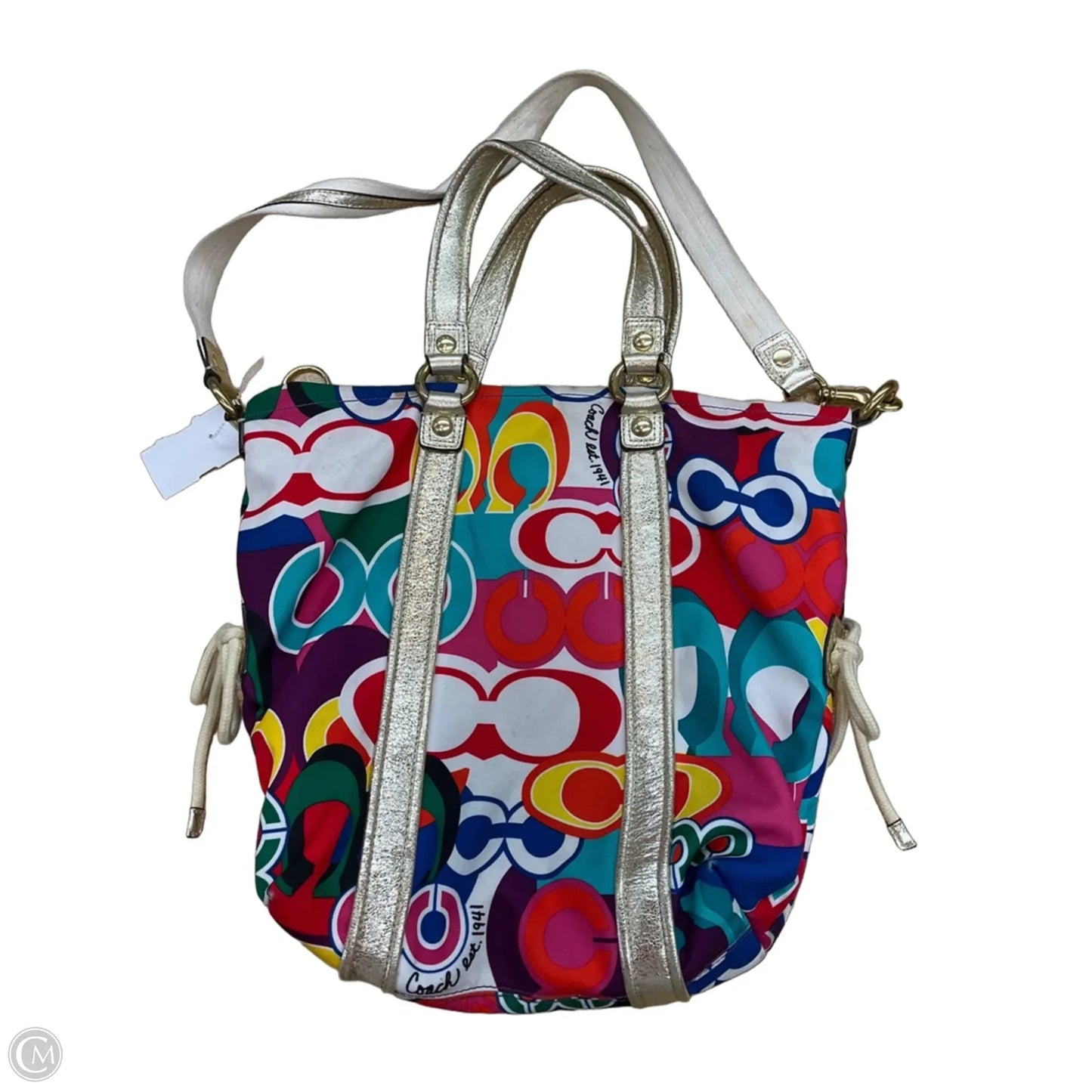 Handbag Designer By Coach, Size: Medium