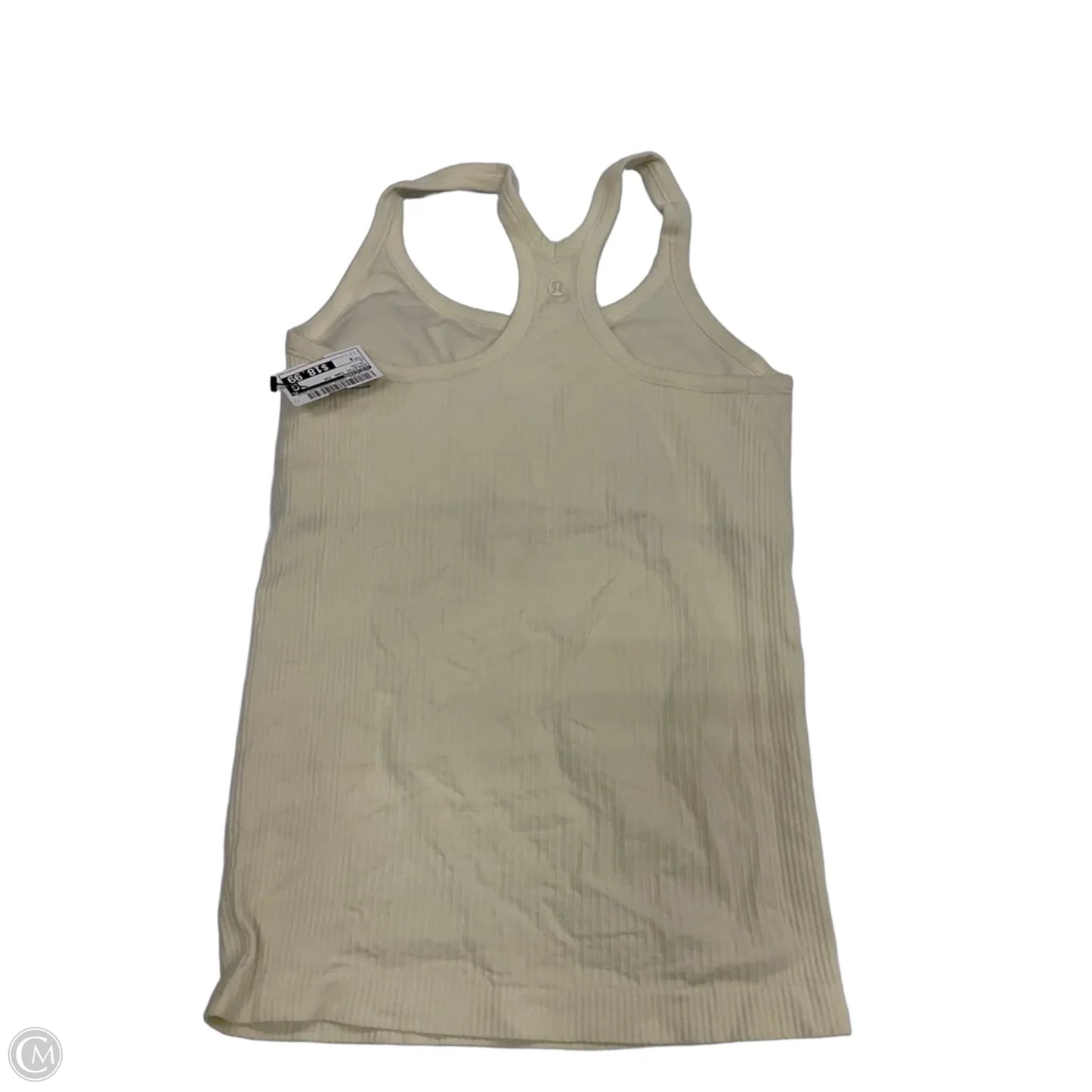Athletic Tank Top By Lululemon In Yellow, Size: 6