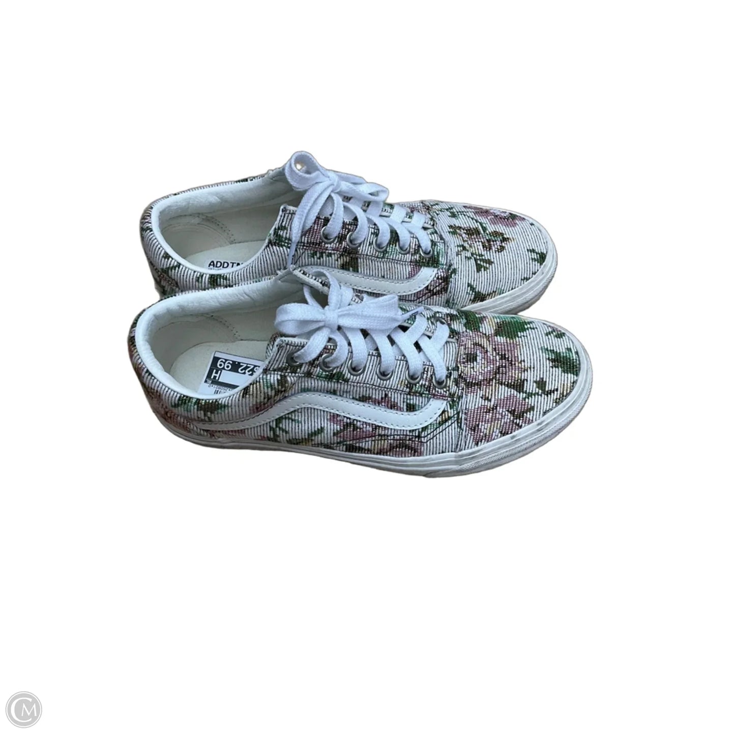 Shoes Sneakers By Vans In Floral Print, Size: 7.5