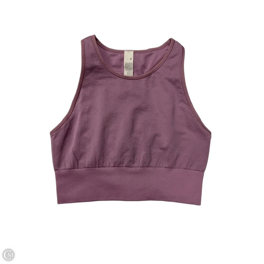 Athletic Bra By Lululemon In Purple, Size: 8