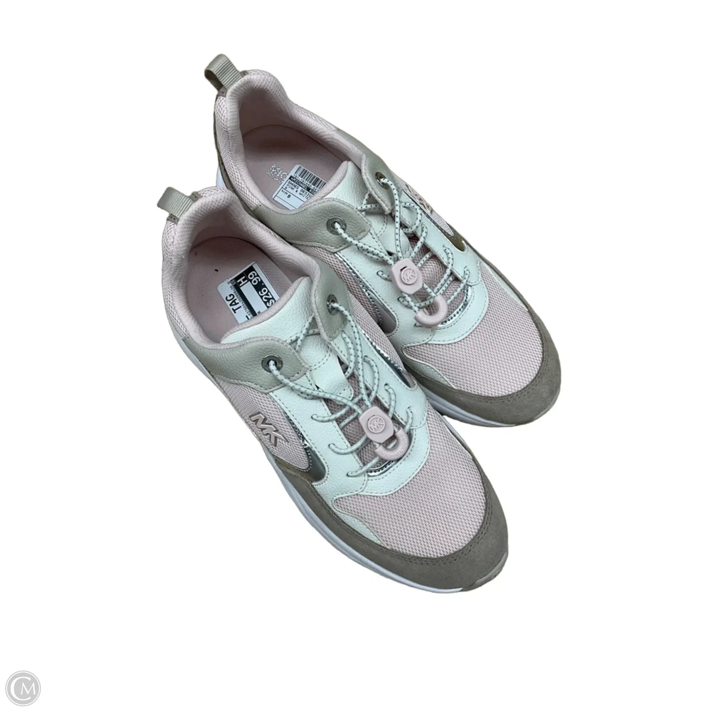 Shoes Designer By Michael Kors In Pink & White, Size: 9