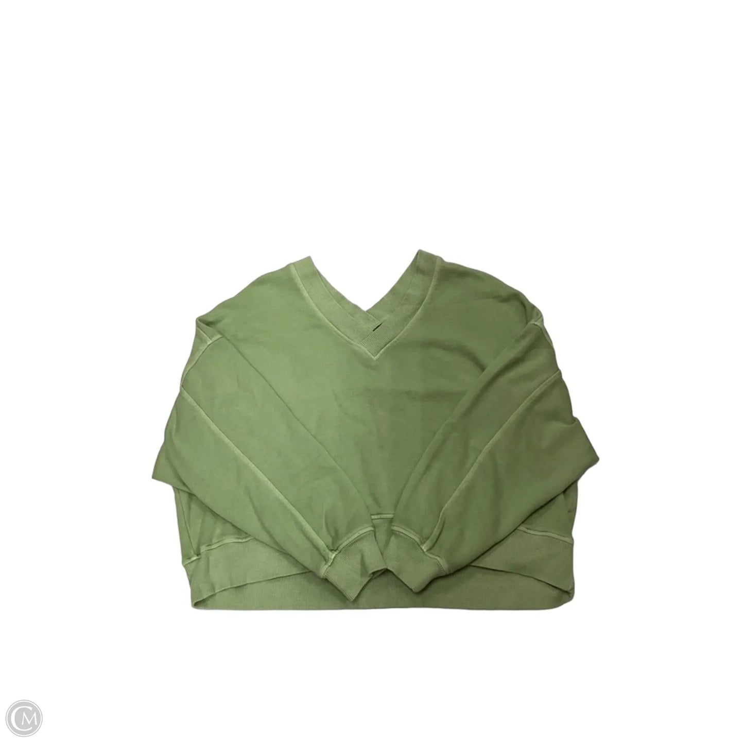 Sweatshirt Crewneck By Aerie In Green, Size: L