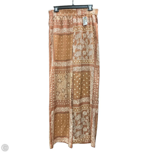 Pants Wide Leg By Joie In Tan & White, Size: M
