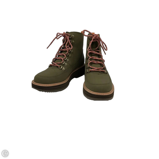 Boots Ankle Heels By Teva In Green, Size: 8.5