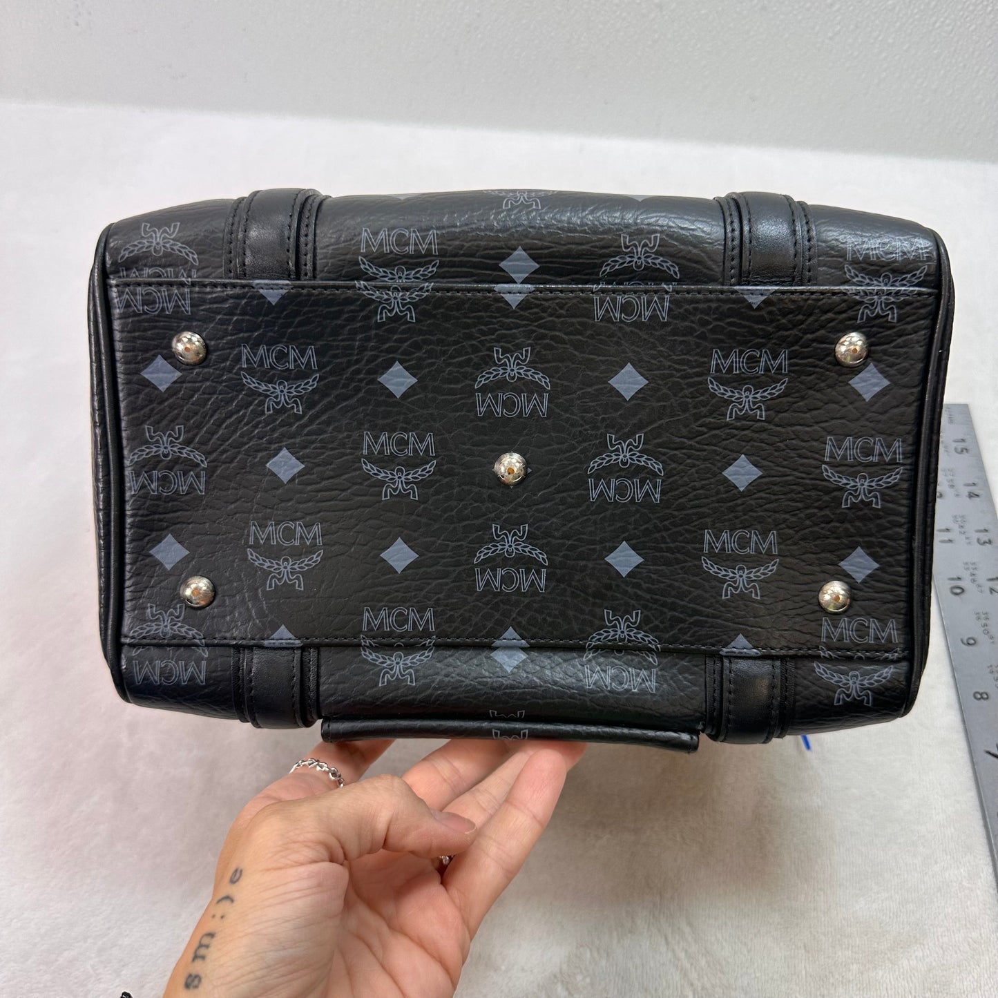 Handbag Luxury Designer By Mcm, Size: Small
