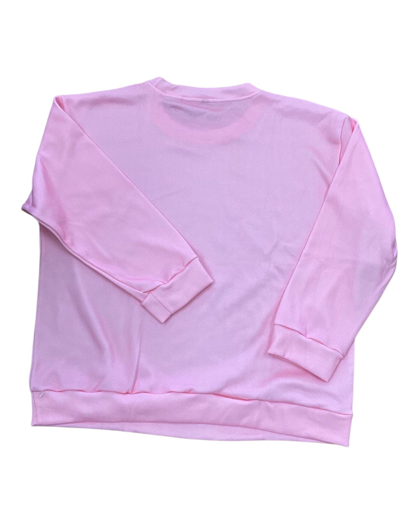 Sweatshirt Crewneck By Clothes Mentor In Pink, Size:2X
