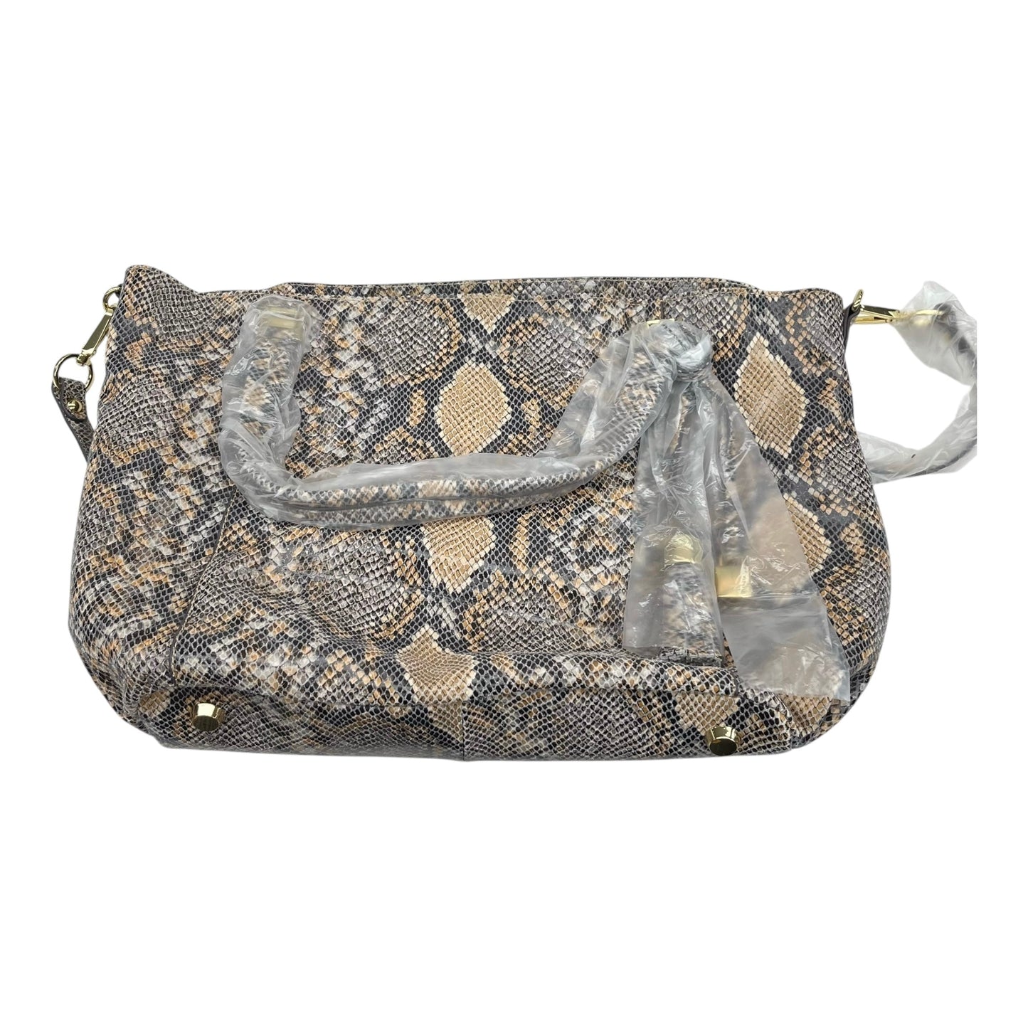 Tote Leather By Gilli In Animal Print, Size:Large