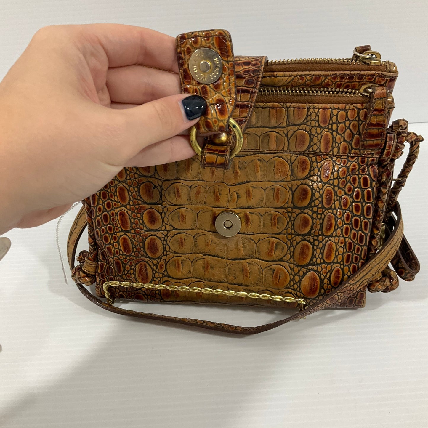 Crossbody Designer By Brahmin, Size: Small