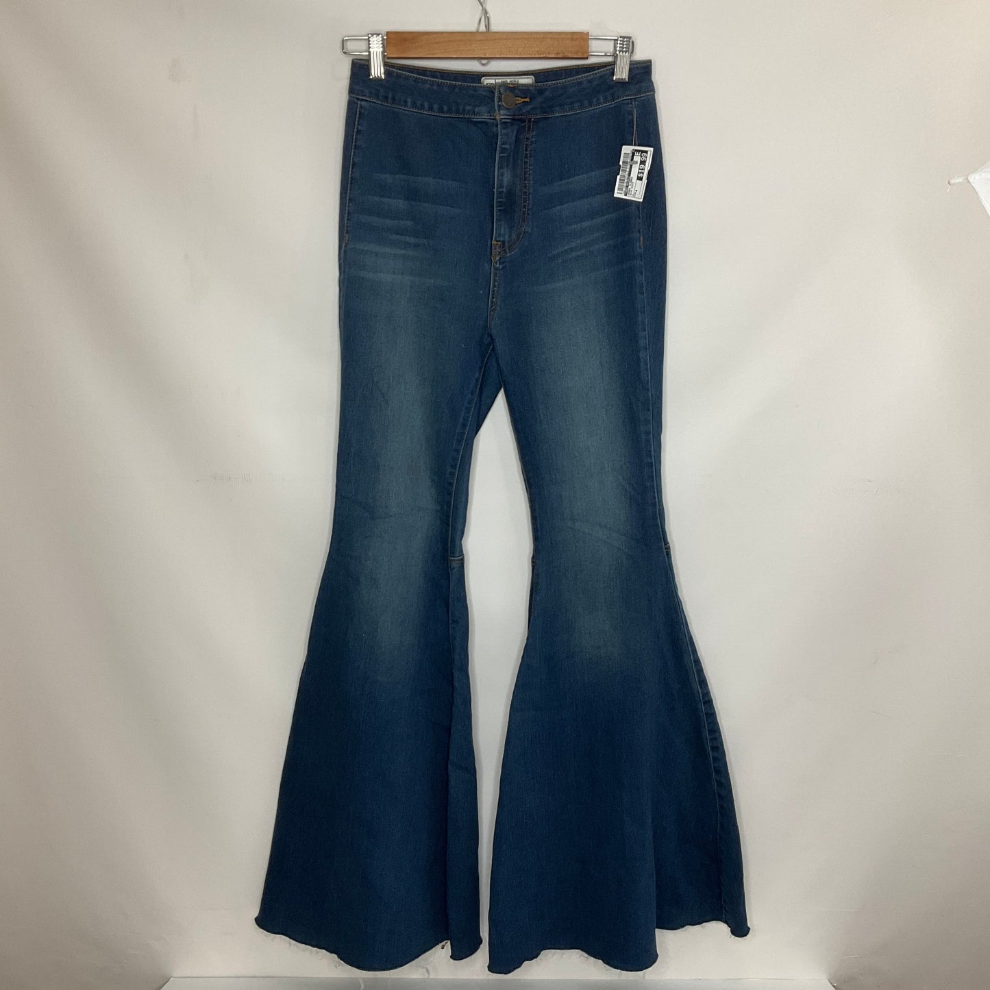 Blue Denim Jeans Flared Free People, Size 4