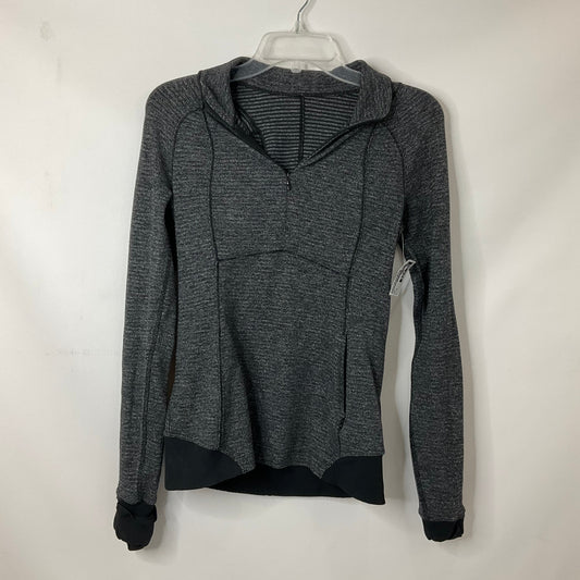 Grey Athletic Top Long Sleeve Collar Lululemon, Size 6