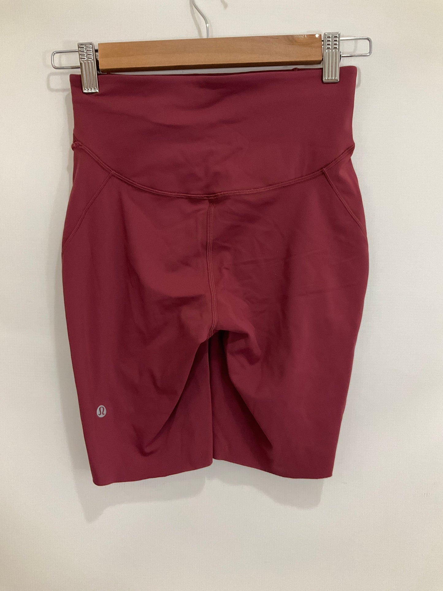 Athletic Shorts By Lululemon In Pink, Size: 4