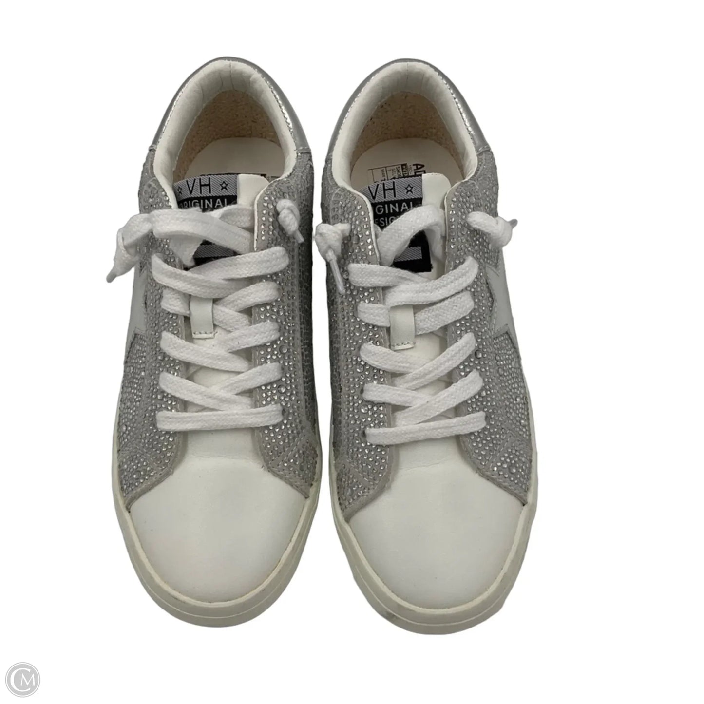 Shoes Sneakers By Vintage Havana In Silver, Size: 7