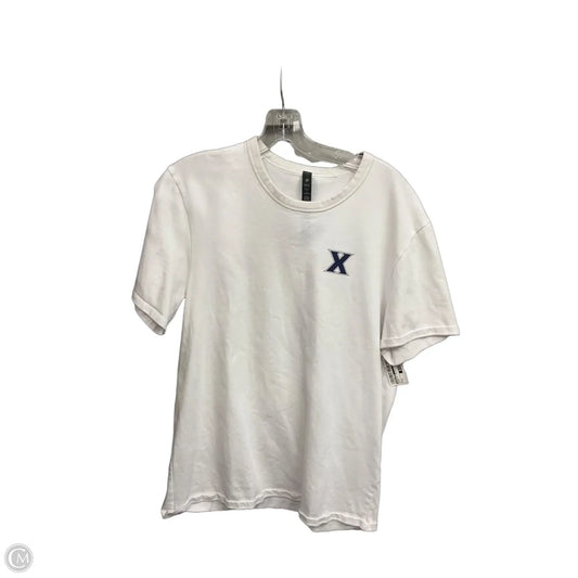 Athletic Top Short Sleeve By Lululemon In White, Size: S