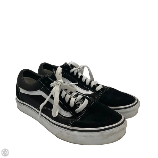 Shoes Sneakers By Vans In Black, Size: 8.5