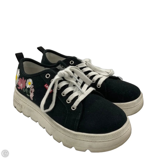 Shoes Sneakers By Levis In Black, Size: 7