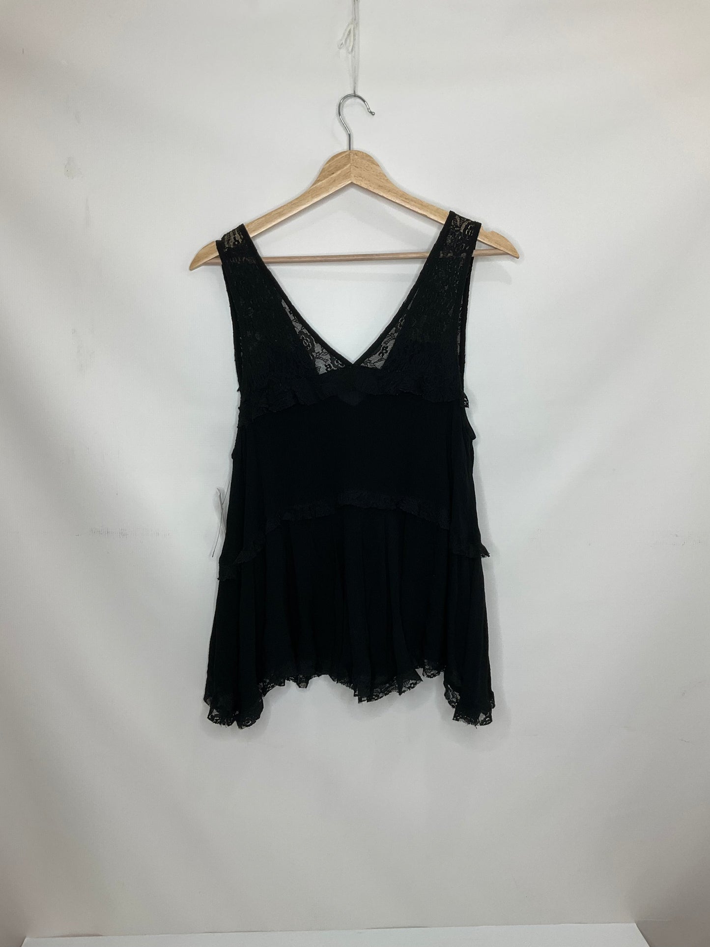 Black Top Sleeveless Free People, Size Xs