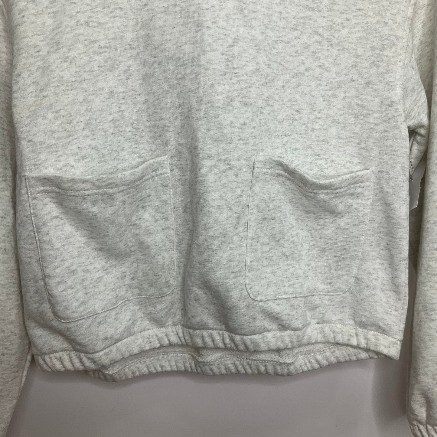 Grey Sweatshirt Hoodie Paper Crane, Size Xs