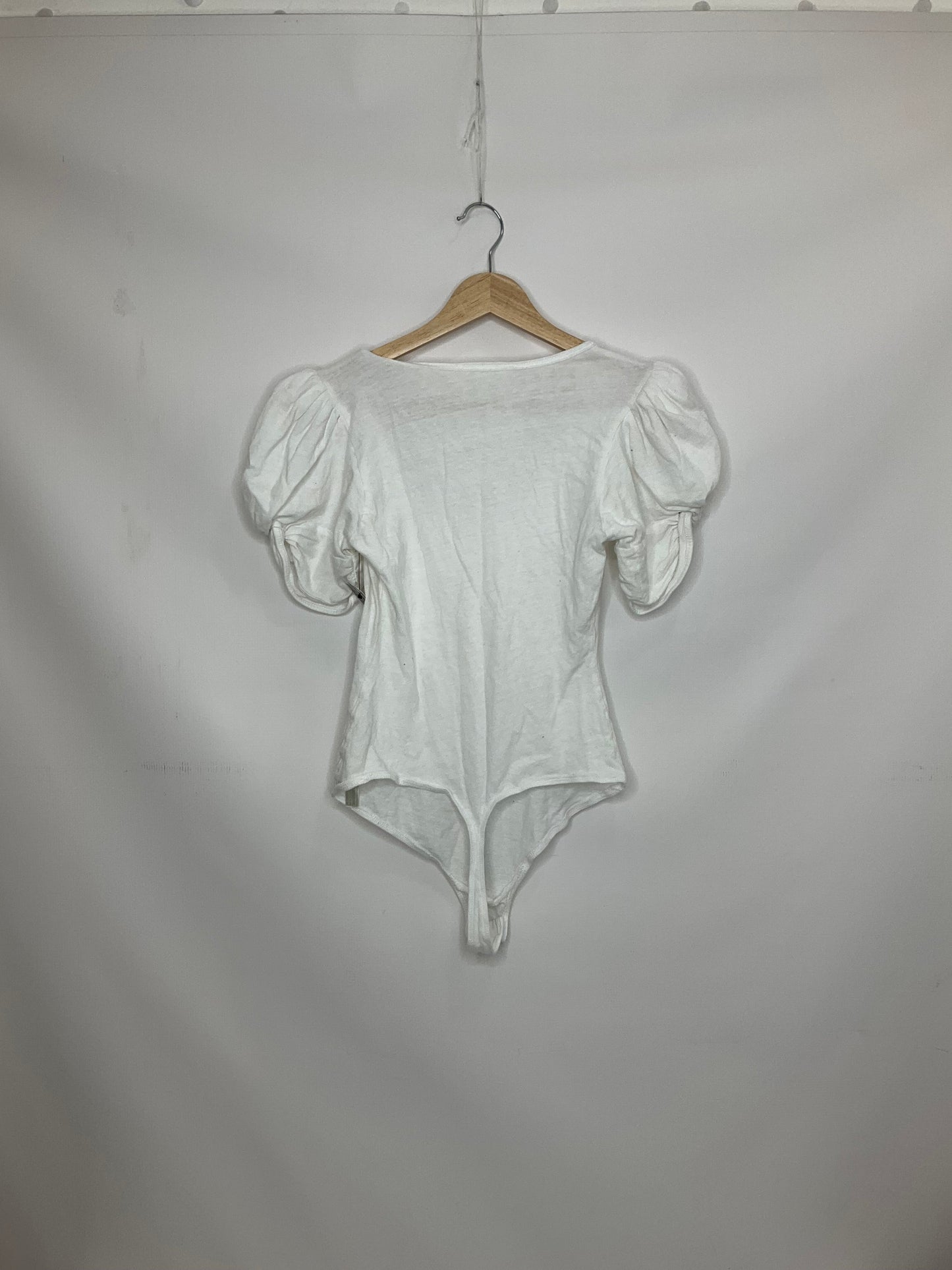 White Top Short Sleeve Free People, Size Xs