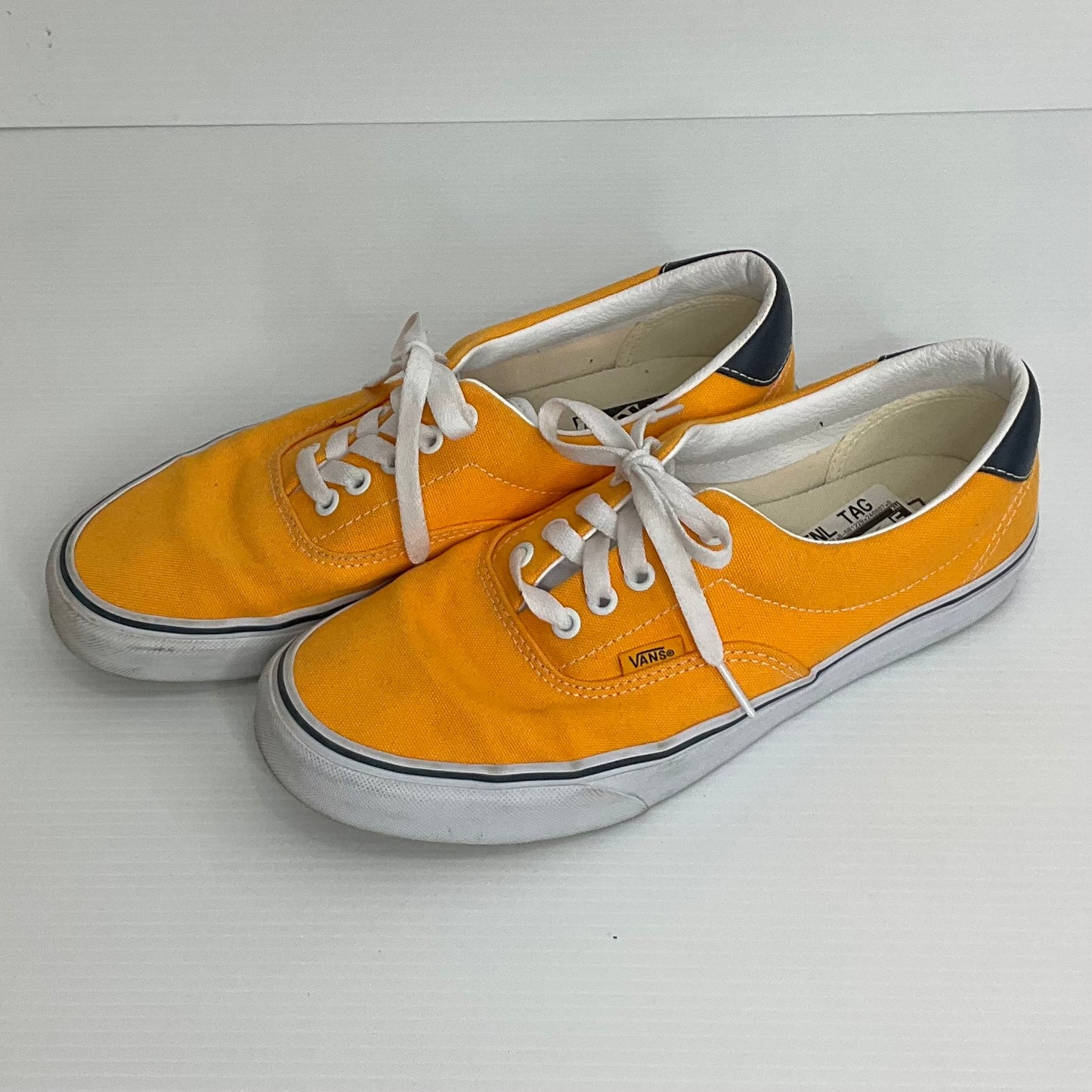 Orange Shoes Sneakers Vans, Size 10.5