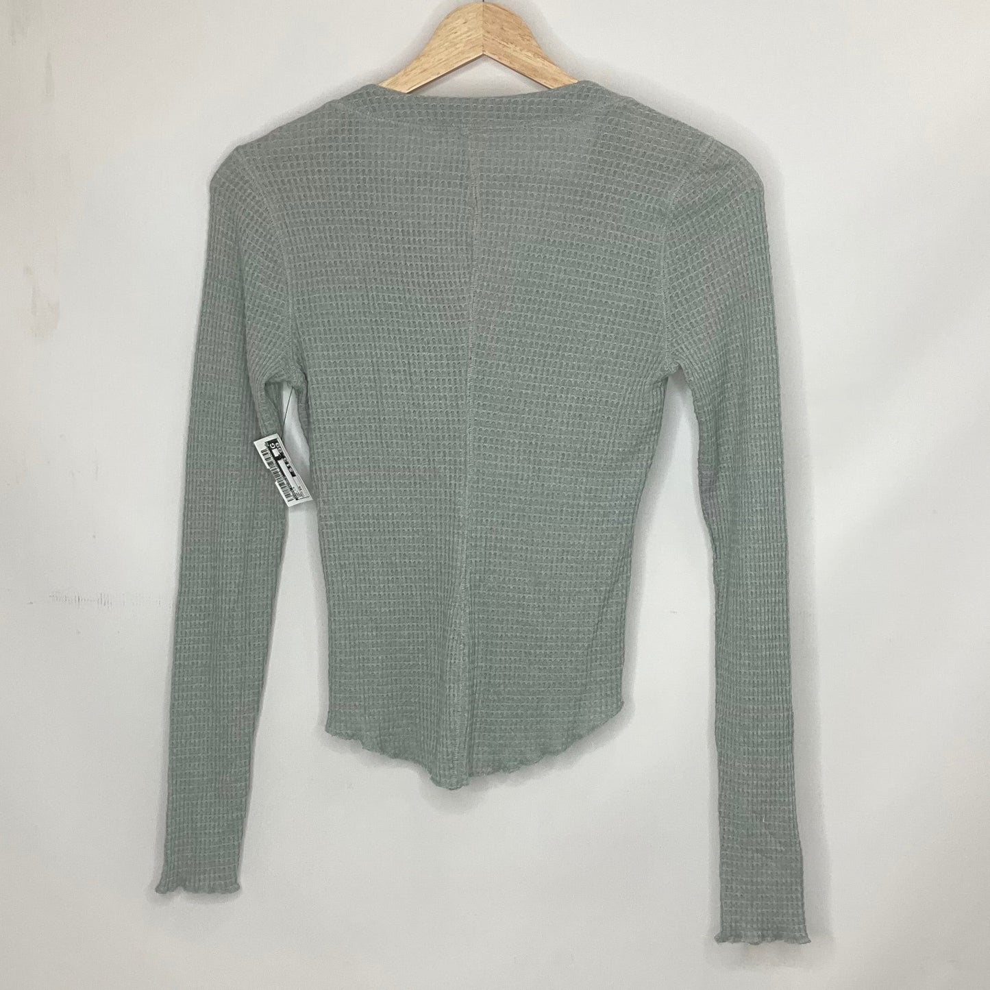 Grey Top Long Sleeve Free People, Size Xs