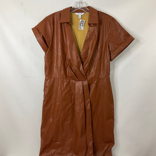 Brown Dress Casual Midi Nine West, Size Xl