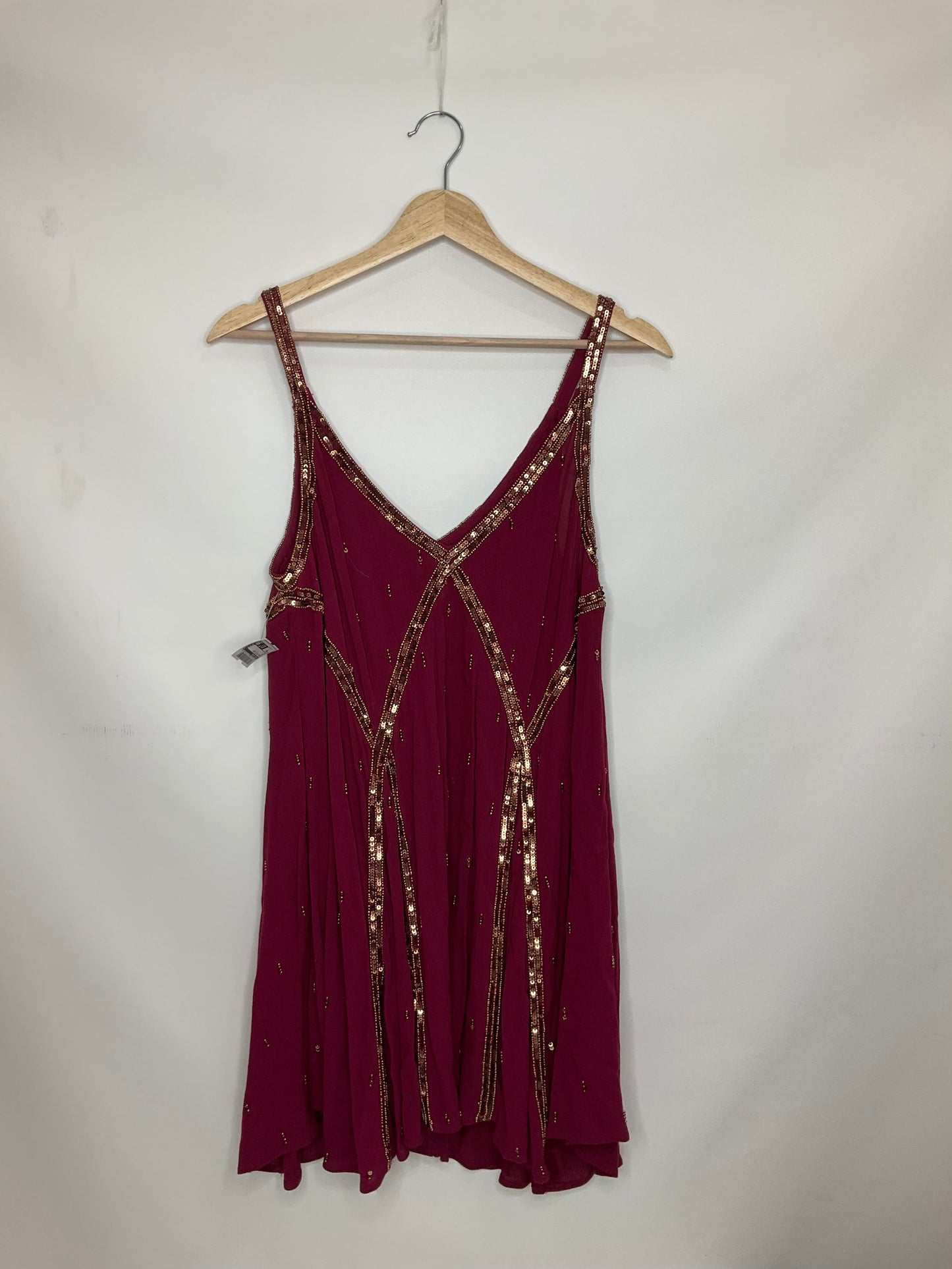 Red Dress Party Short Free People, Size Xs