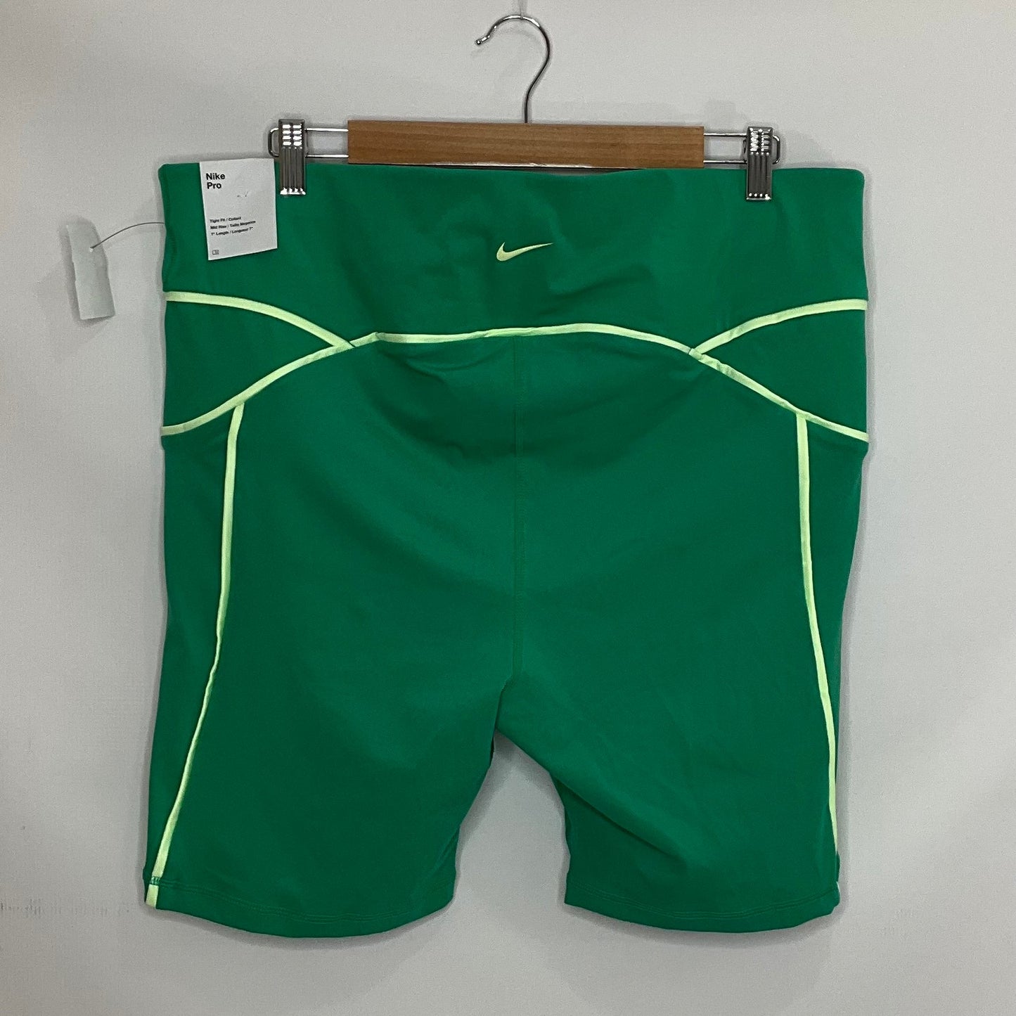 Green Athletic Shorts Nike Apparel, Size 2x