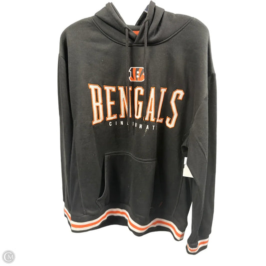 Athletic Sweatshirt Hoodie By Nfl In Black, Size: Xl