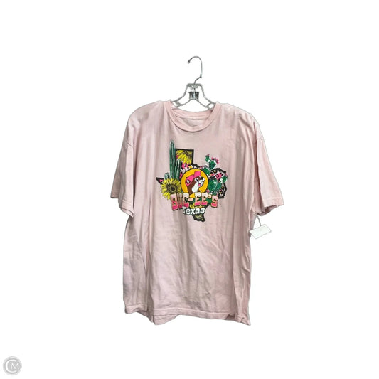 Top Short Sleeve By Clothes Mentor In Pink, Size: 2x