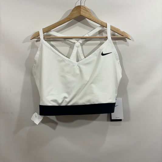 Athletic Bra By Nike Apparel In White, Size: 3x