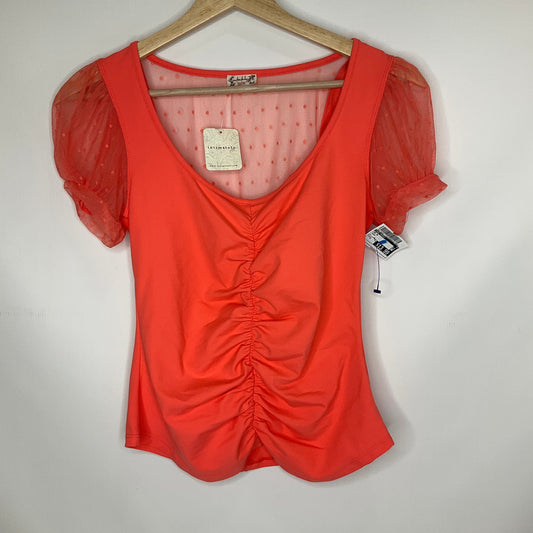 Peach Top Short Sleeve Free People, Size S