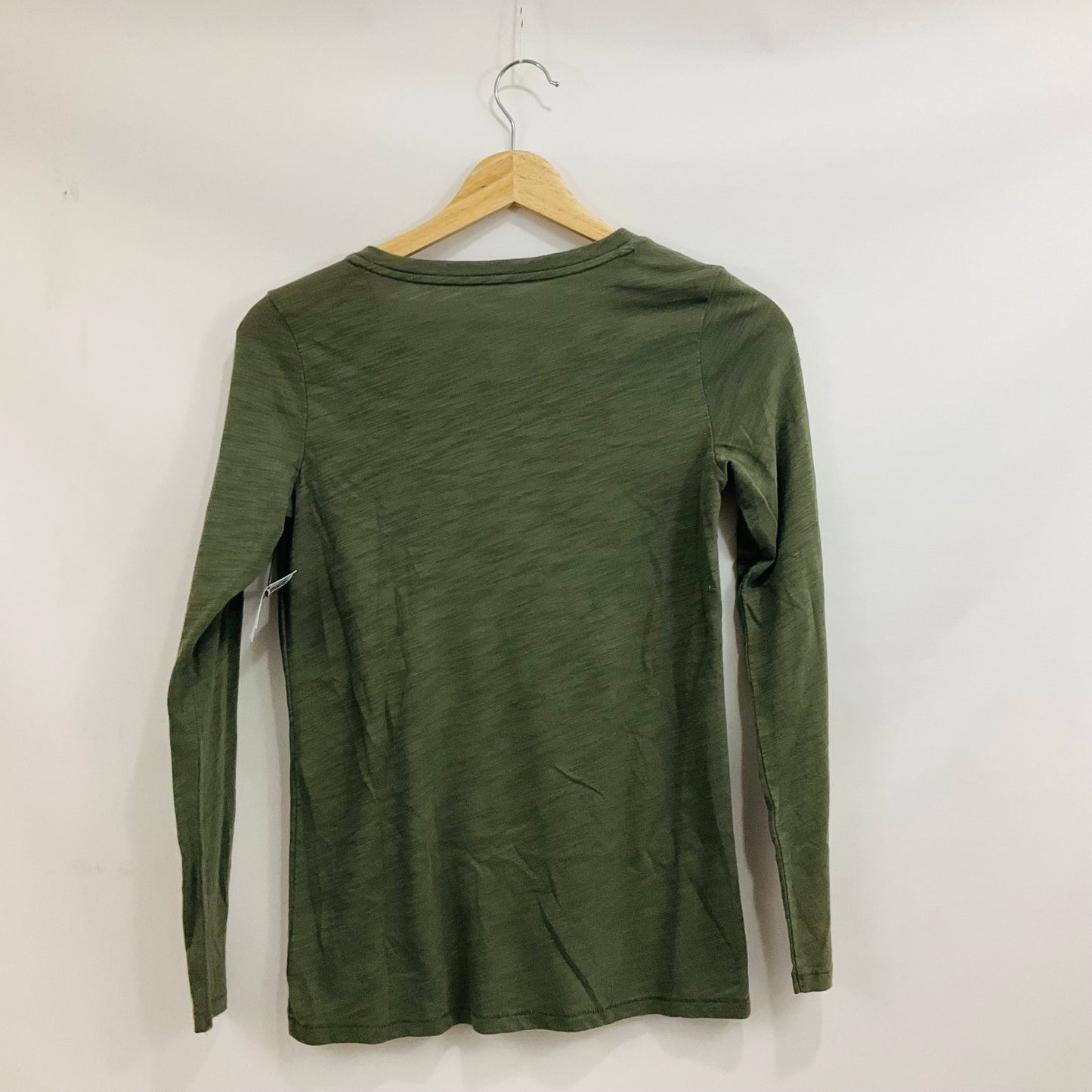 Top Long Sleeve Basic By Aerie In Green, Size: Xs