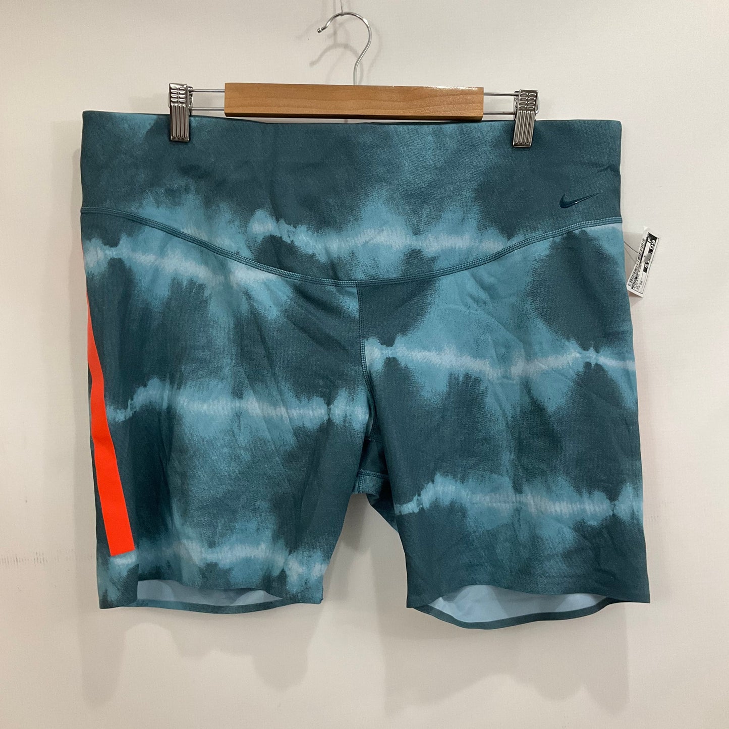 Teal Athletic Shorts Nike Apparel, Size 2x