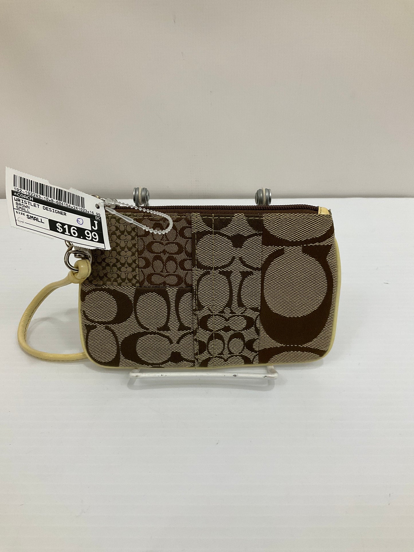 Wristlet Designer By Coach, Size: Small