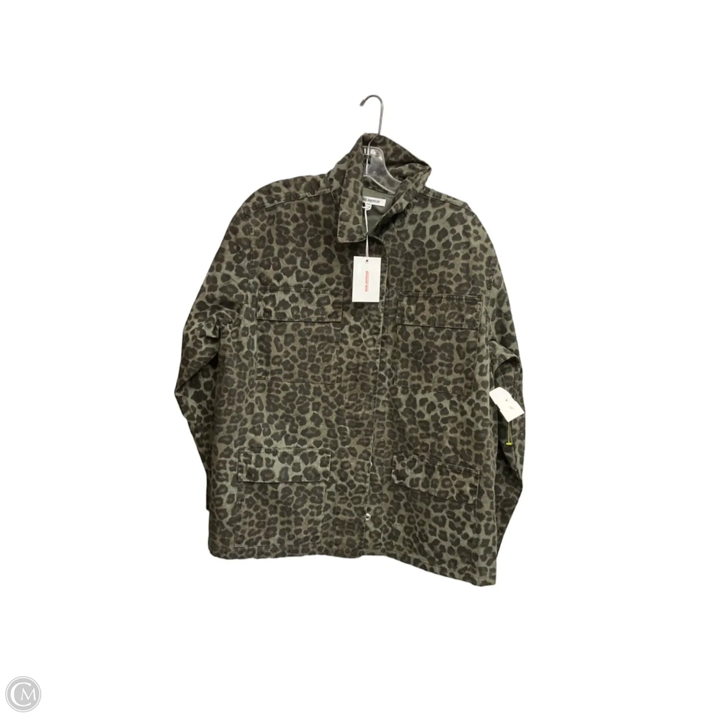 Jacket Other By Good American In Animal Print, Size: L
