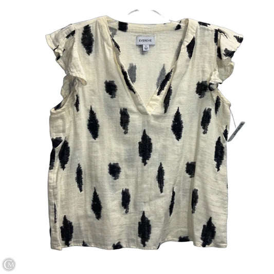 Top Short Sleeve By Evereve In Multi-colored, Size: S