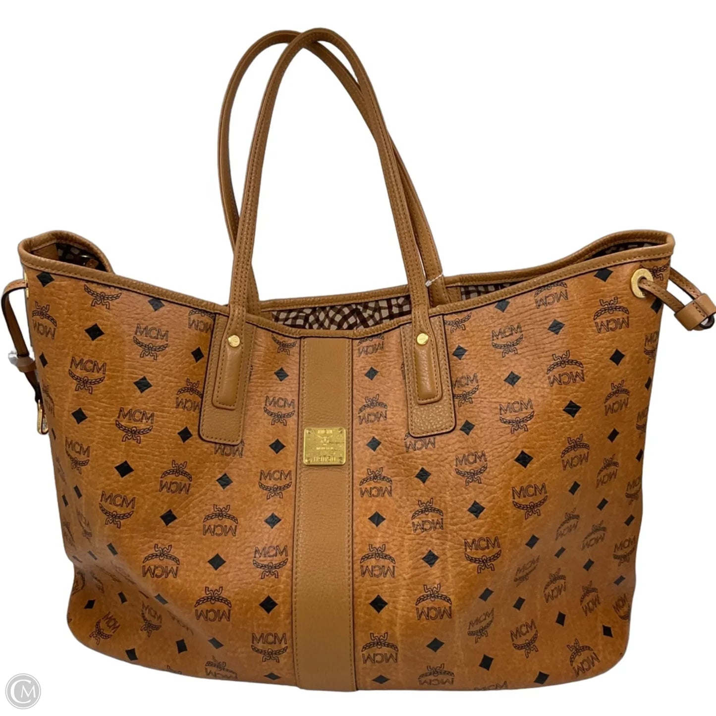 Handbag Luxury Designer By Mcm, Size: Large