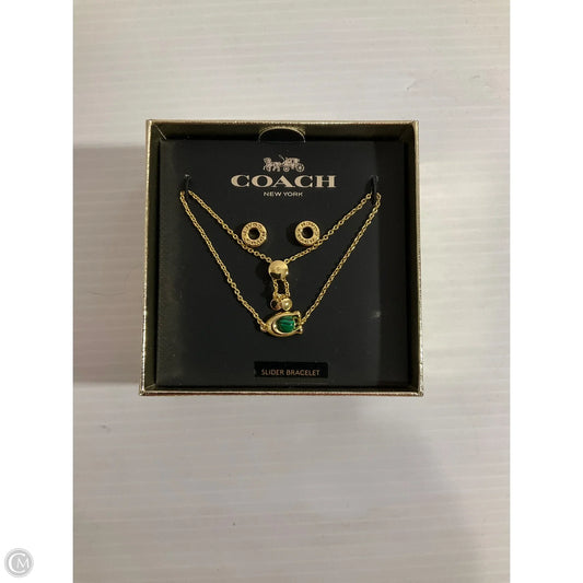 Necklace Designer By Coach, Size: 02 Piece Set