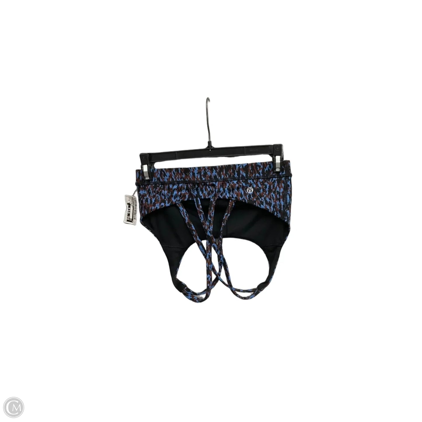 Athletic Bra By Lululemon In Blue & Brown, Size: 6