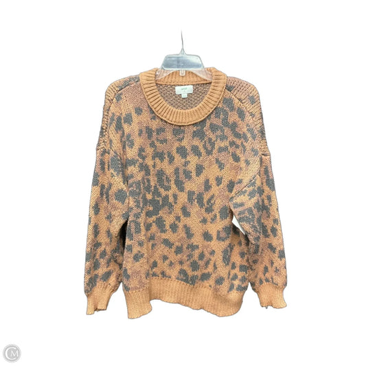 Sweater By Aerie In Animal Print, Size: L