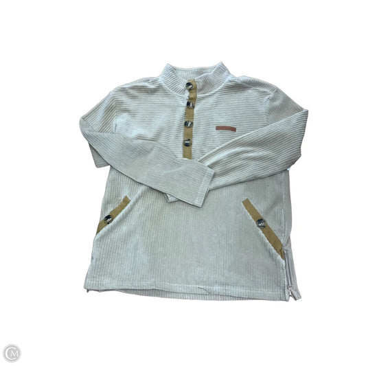Sweatshirt Crewneck By Simply Southern In Brown, Size: L