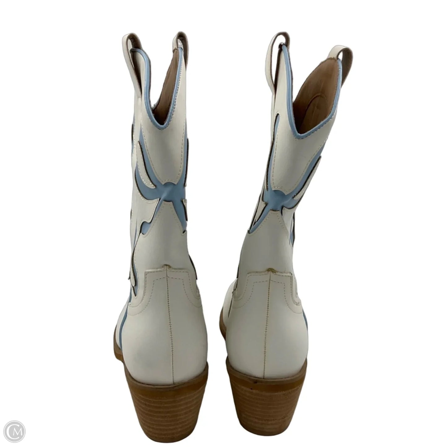 Boots Western By Clothes Mentor In White, Size: 9