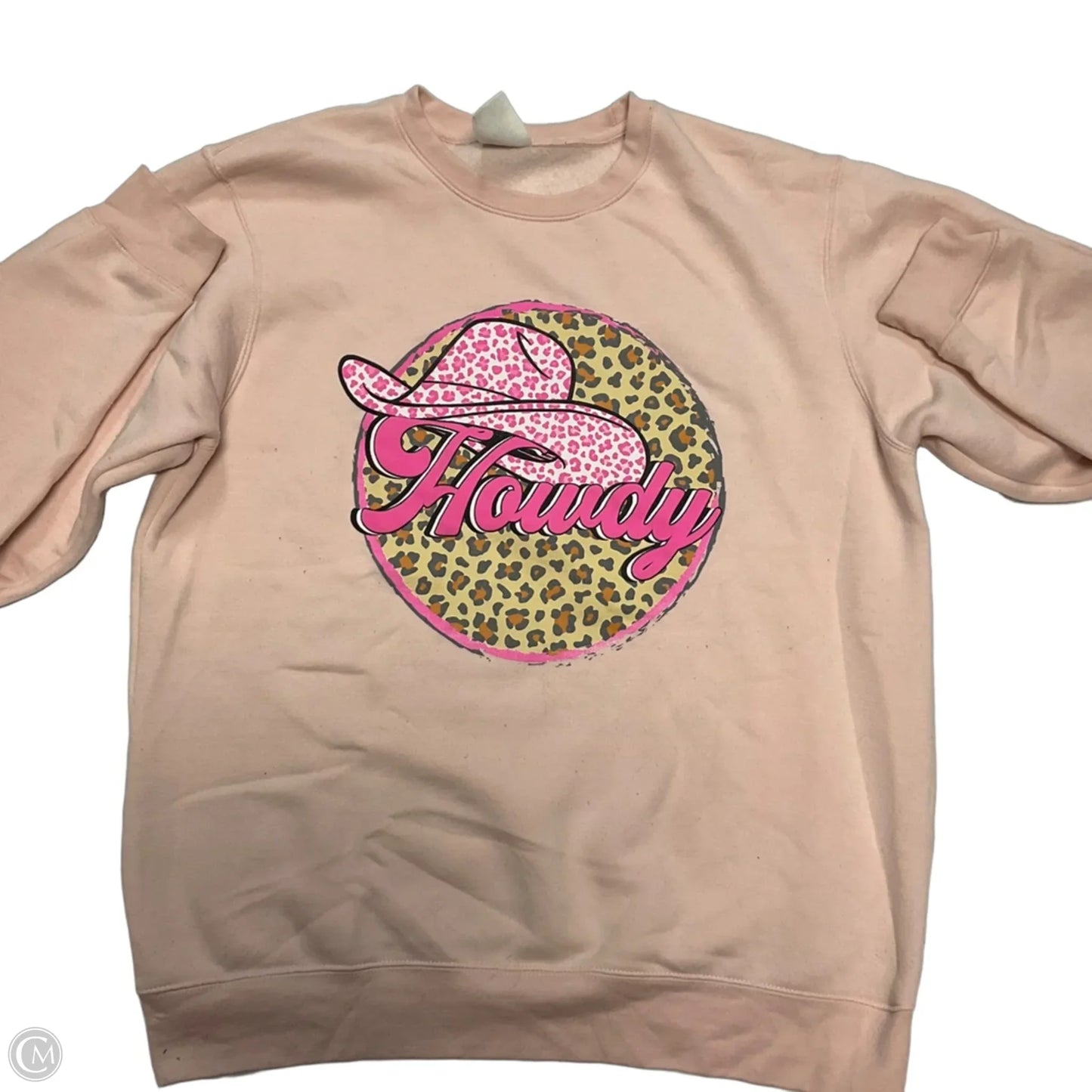 Sweatshirt Crewneck By Clothes Mentor In Pink, Size: L